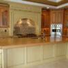 View of 10ft.Island with custom Maple Counter Top and Cook Top Surround